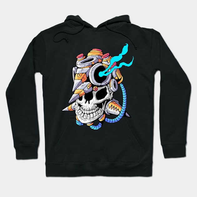 CYBORGSKULL Hoodie by DOODLESKELLY